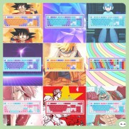 [ĐỘC QUYỀN] SET KEYCAP PBT DOUBLESHOT 104 PHÍM MIX MÀU XUYÊN LED